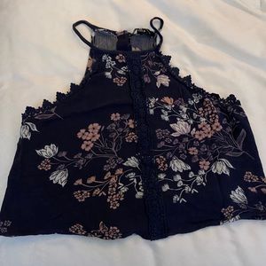 floral crop top